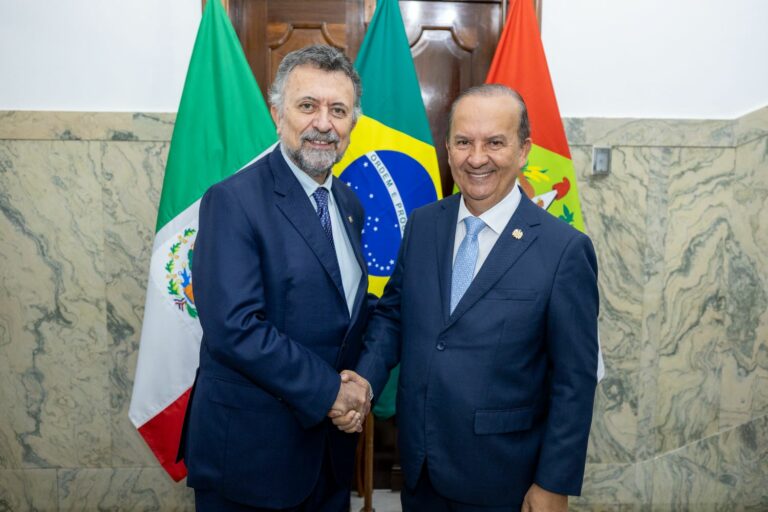 Jorginho Mello se reúne com embaixador do México para fortalecer parcerias
