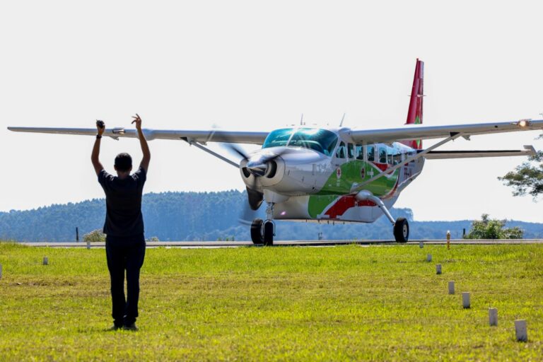 CBMSC celebra dois anos do serviço aeromédico em Joaçaba com 398 missões realizadas