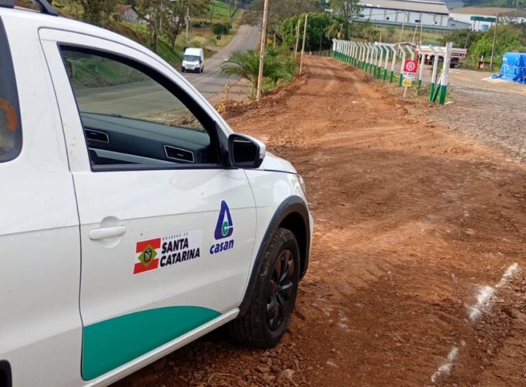 Parceria entre Casan e Prefeitura de Caibi leva obras à comunidade de São Domingos