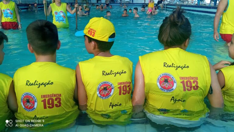 Corpo de Bombeiros Militar atende 7,7 mil crianças com ações de prevenção aquática