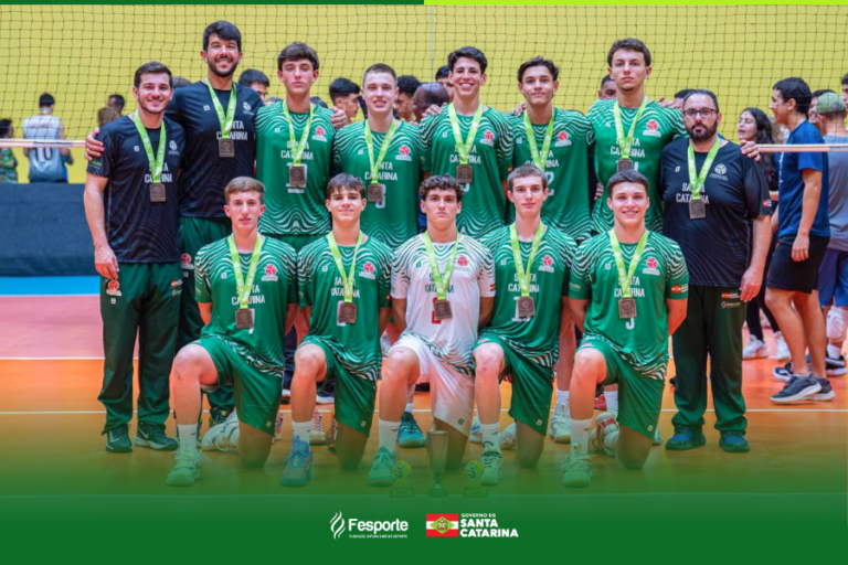 Santa Catarina conquista pódio no Campeonato Brasileiro Sub-16 de Vôlei