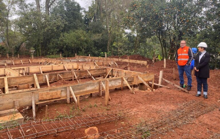 Obras na Terra Indígena Toldo Chimbangue são vistoriadas por secretária em Chapecó