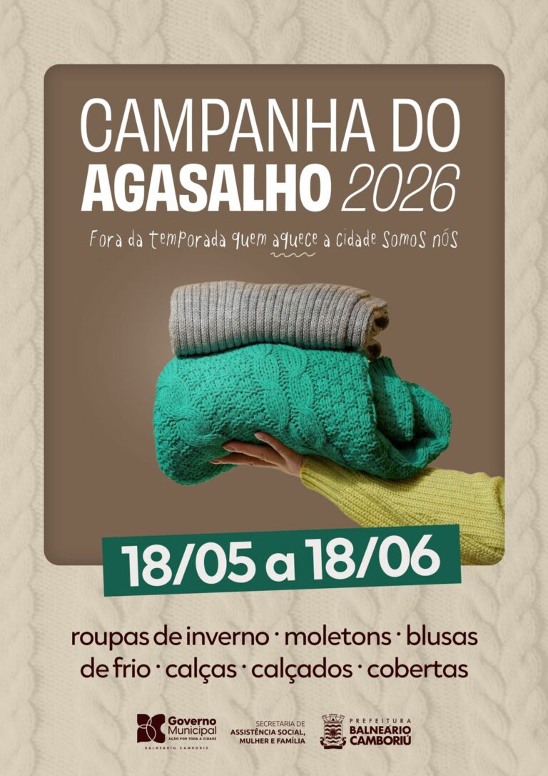 Balneário Camboriú inicia Campanha do Agasalho na segunda-feira