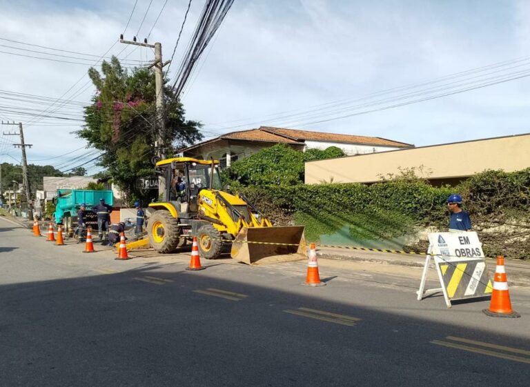 Obras da CASAN seguem na região do elevado João Paulo-Itacorubi