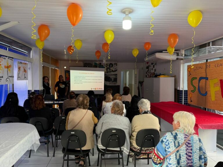 Itapema realiza ação do Maio Laranja no CRAS I com foco em conscientização