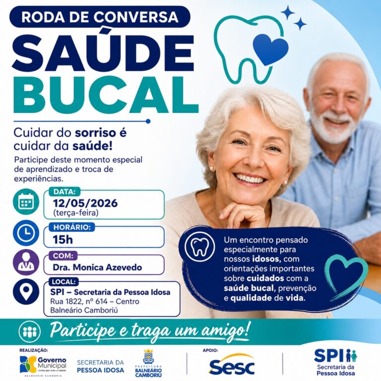 Atividade sobre saúde bucal para idosos será realizada na SPI nesta terça-feira