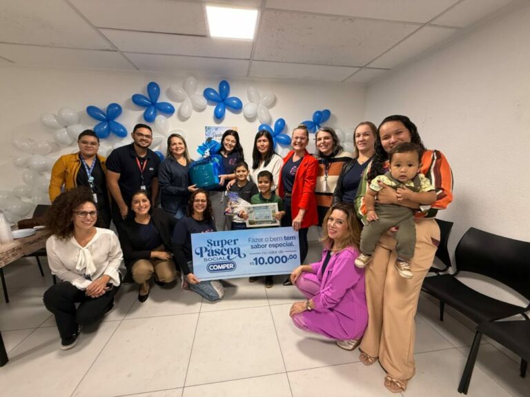 Estudante do CMEI Caminhos do Saber conquista prêmio no Super Páscoa Social Comper 2026