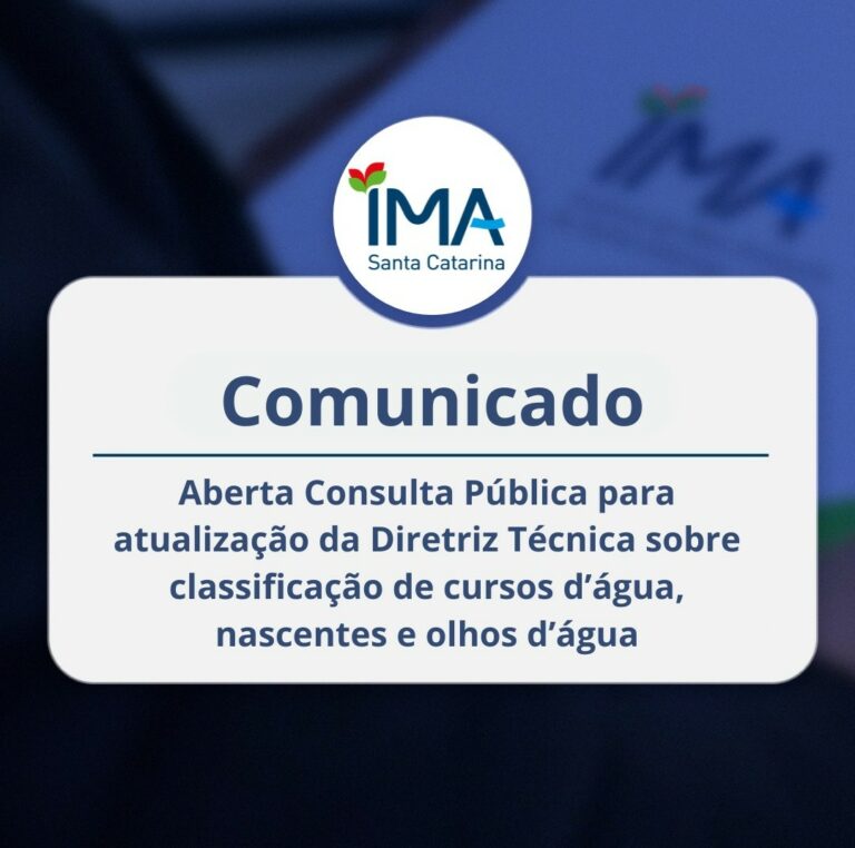 Sociedade pode opinar sobre atualização de regras para nascentes e olhos d’água em SC
