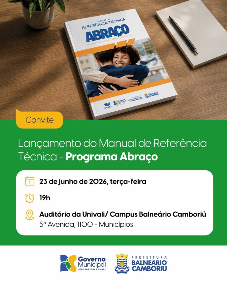 Programa Abraço lança Manual de Referência Técnica nesta terça-feira