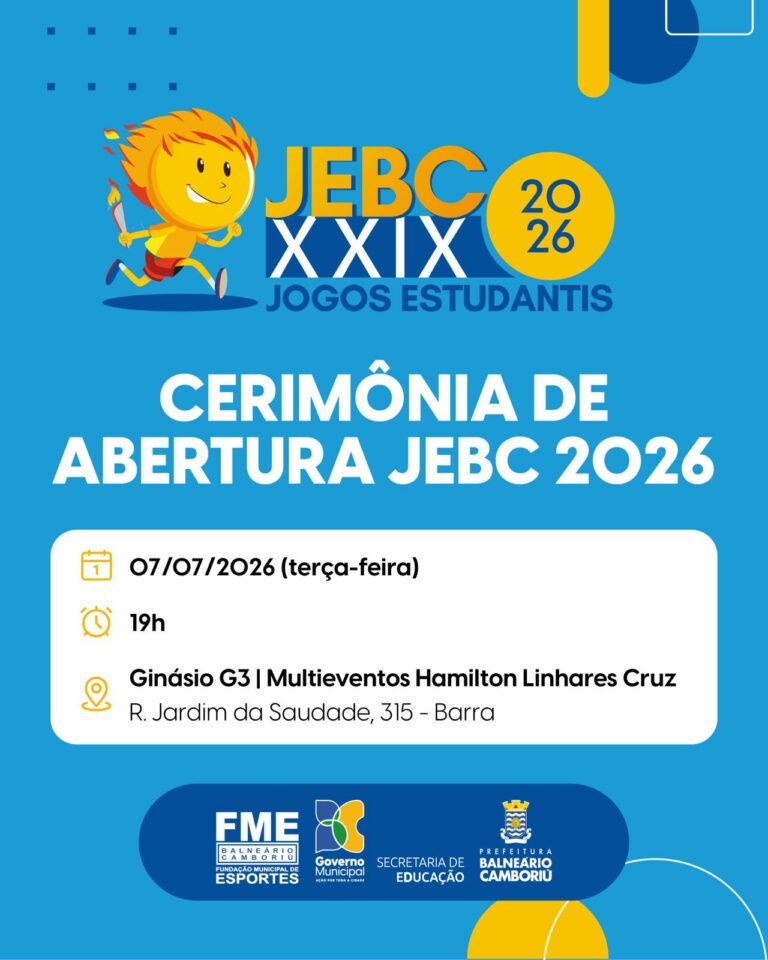 JEBC chega à 29ª edição com abertura na próxima terça-feira em Balneário Camboriú