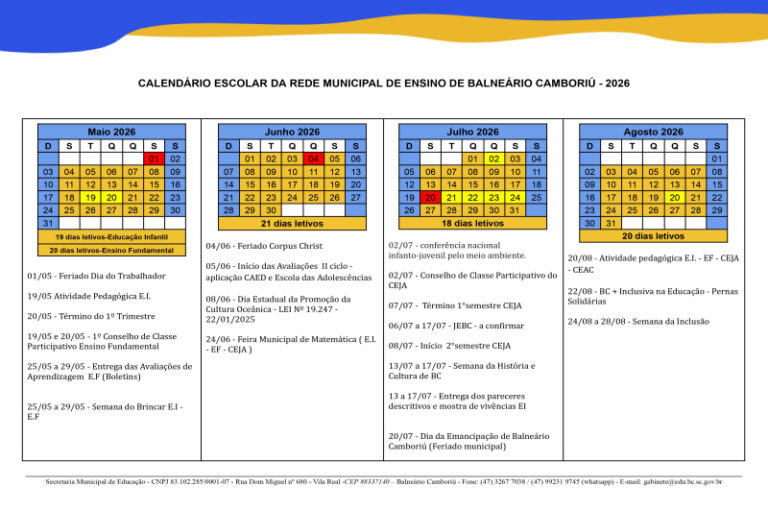 Rede Municipal de Ensino entra em recesso de inverno no dia 21