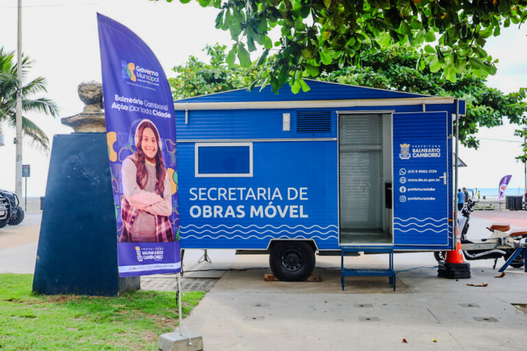 Obras Móvel leva atendimento ao Centro nesta semana