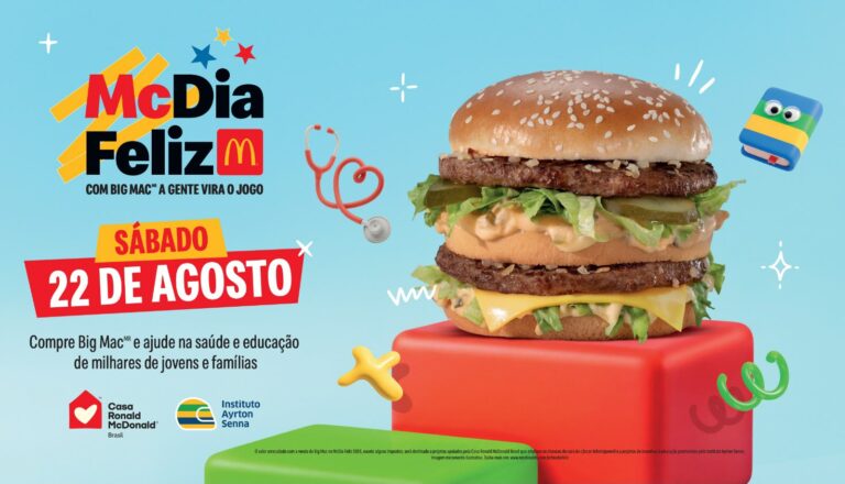 McDia Feliz 2026 mobiliza campanha em apoio à AVOS