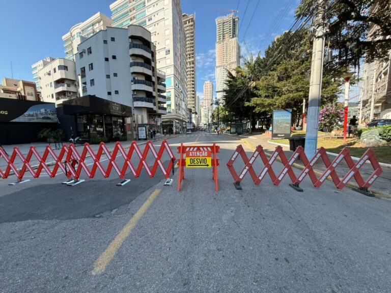 Trânsito no Centro de Itapema terá novas mudanças neste fim de semana