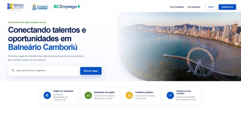 BC lança plataforma para aproximar trabalhadores e empresas