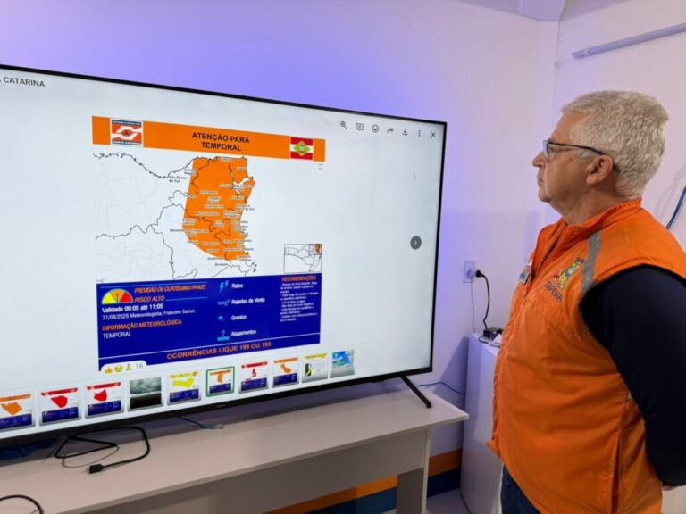 Defesa Civil mantém monitoramento da cidade e acompanha alertas meteorológicos