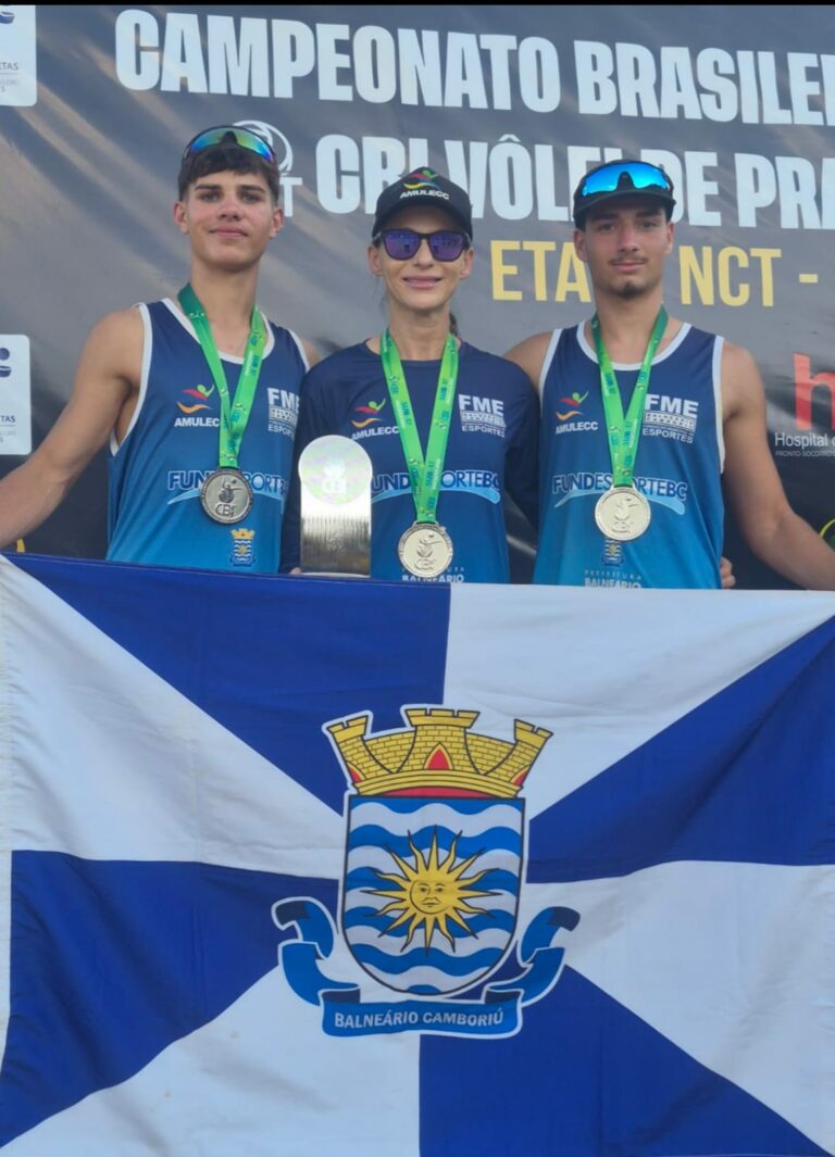 Dupla da FME conquista vice-campeonato em etapa do Brasileiro Interclubes de Vôlei de Praia Sub-17