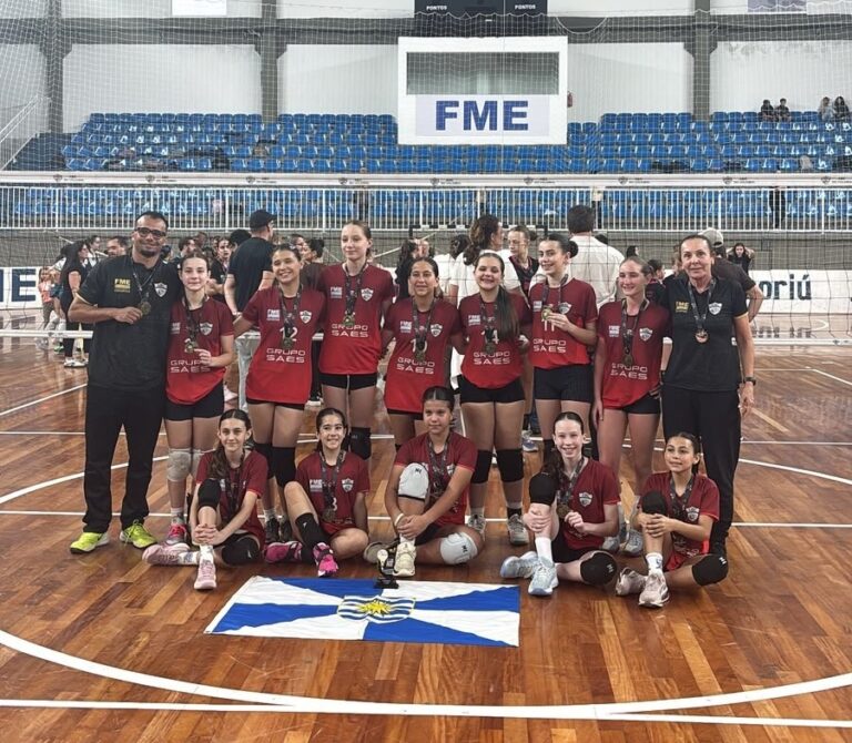 BC conquista terceiro lugar na Liga Catarinense de Voleibol Sub-13