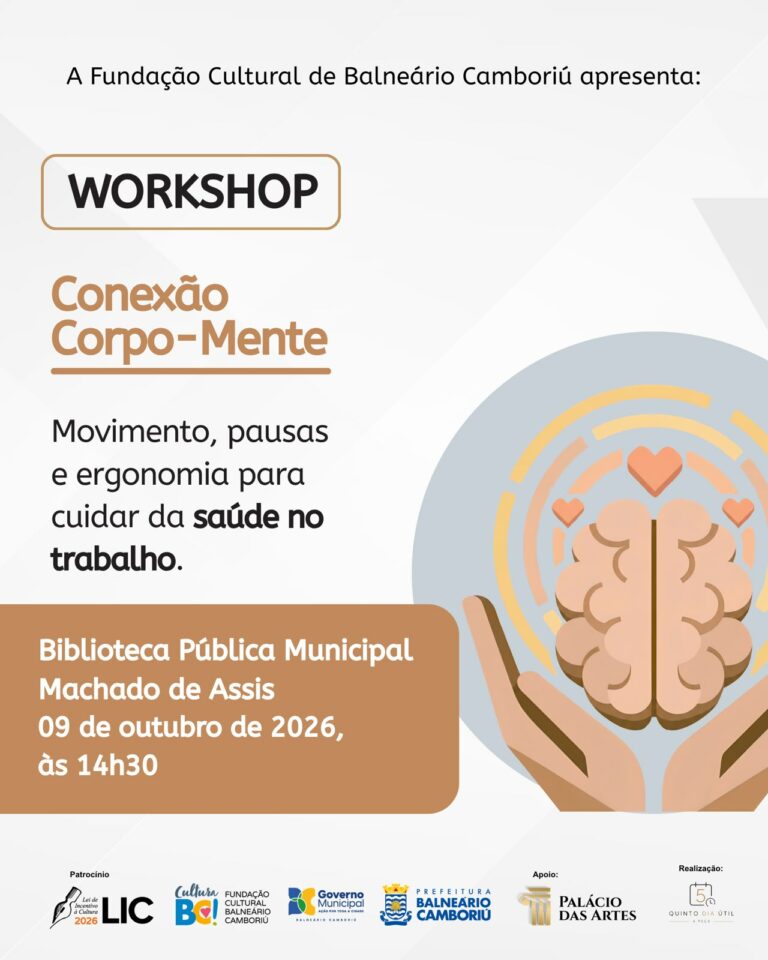 Biblioteca Machado de Assis recebe atividades sobre saúde no trabalho nesta sexta-feira
